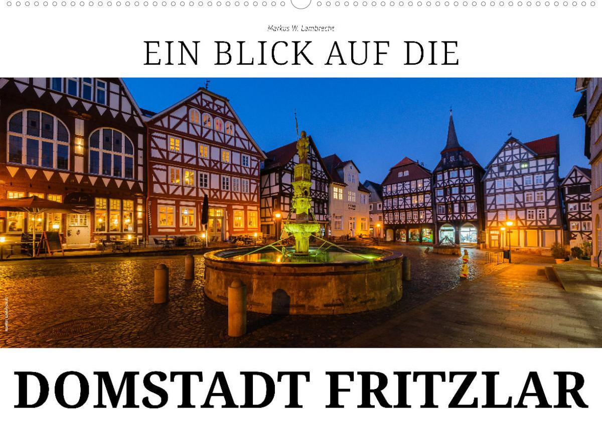 Naptár/Határidőnapló Ein Blick auf Fritzlar (Wandkalender 2024 DIN A2 quer) 