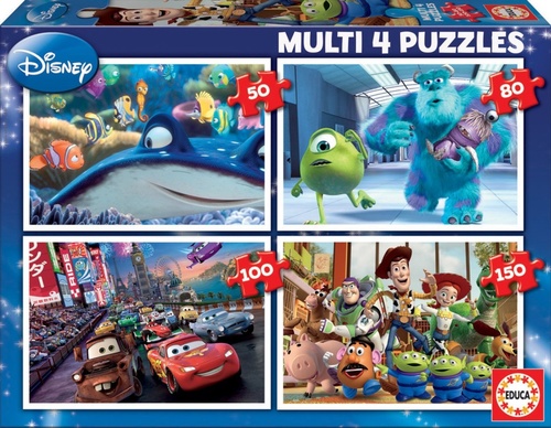 Hra/Hračka Puzzle Disney Pixar Mix 4v1 