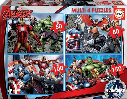 Játék Puzzle Avengers 4v1 