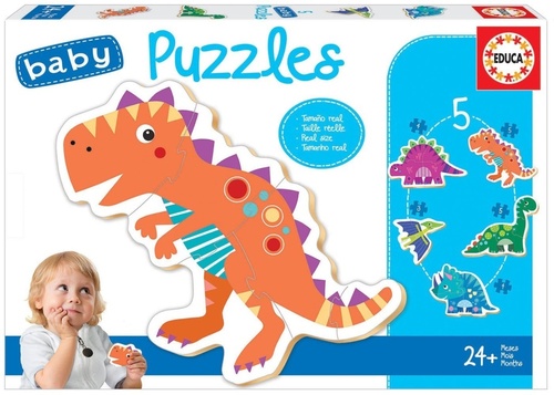 Hra/Hračka Baby puzzle Dinosauři 5v1 