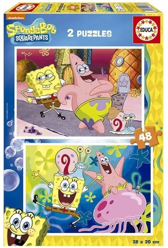 Játék Puzzle Sponge Bob 