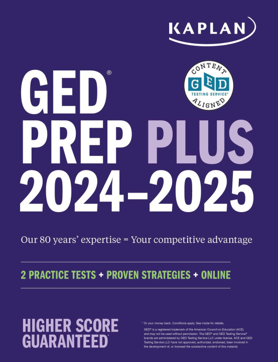 Carte GED Test Prep Plus 2024-2025: Includes 2 Full Length Practice Tests, 1000+ Practice Questions, and 60 Hours of Online Video Instruction 