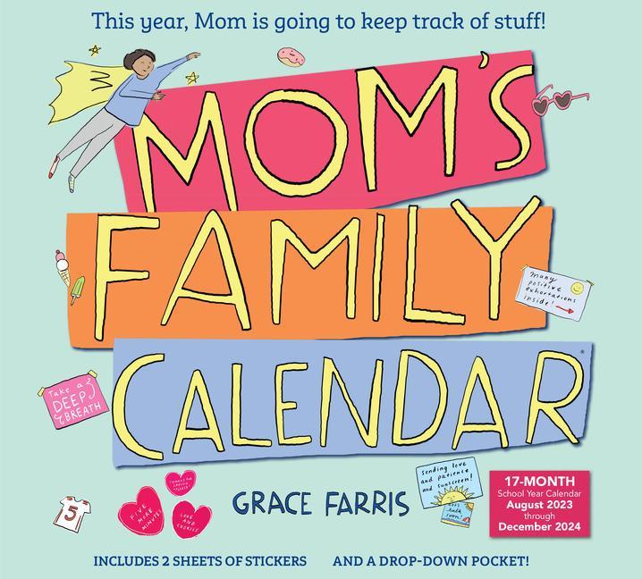 Naptár/Határidőnapló Mom's Family Wall Calendar 2024 Workman Calendars