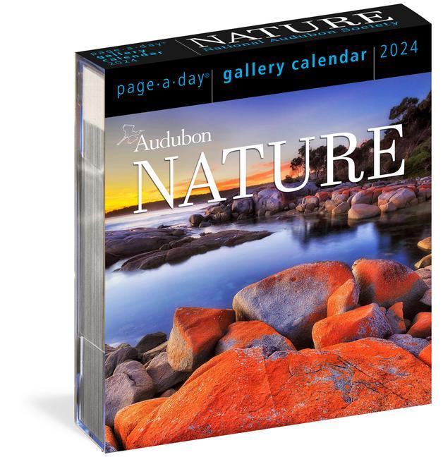 Naptár/Határidőnapló Audubon Nature Page-A-Day Gallery Calendar 2024 National Audubon Society
