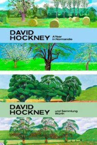 Kniha David Hockney A Year in Normandie und Sammlung Würth Cécile Debray