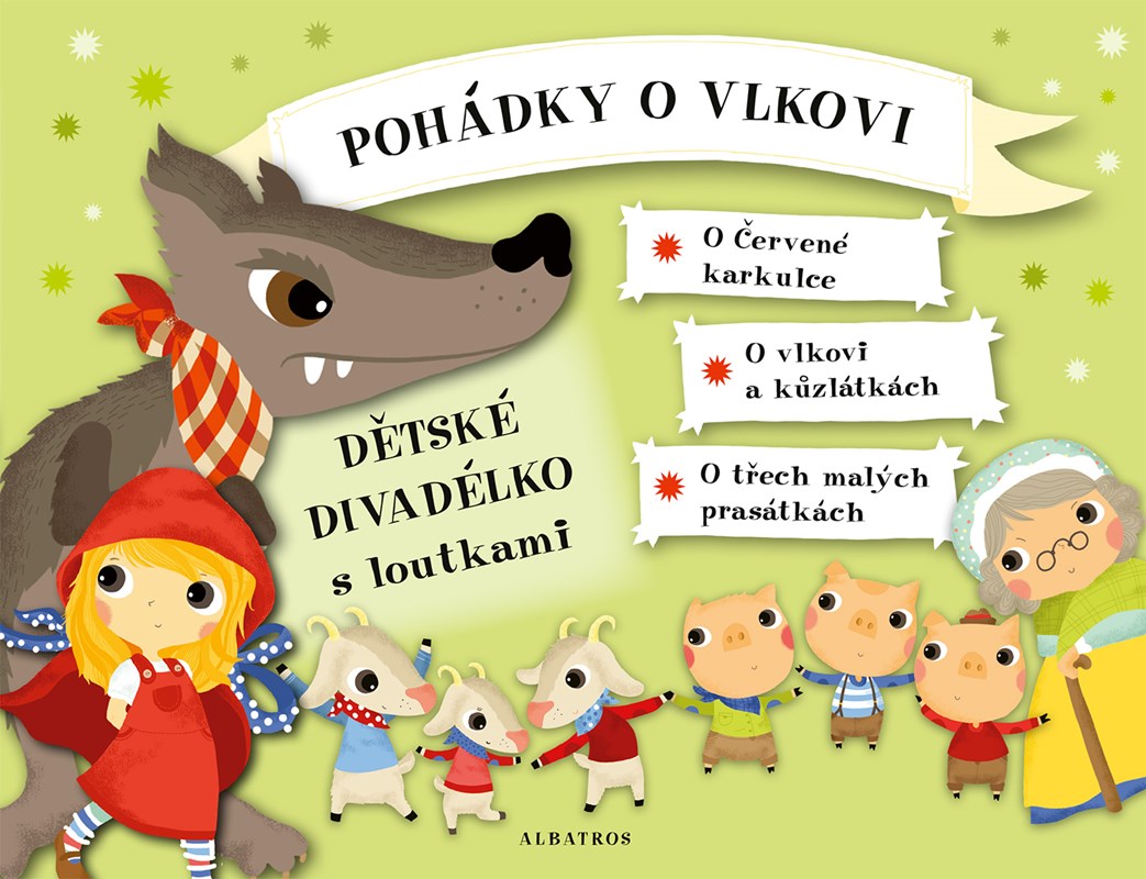 Kniha Pohádky o vlkovi - Dětské divadélko s loutkami Oldřich Růžička