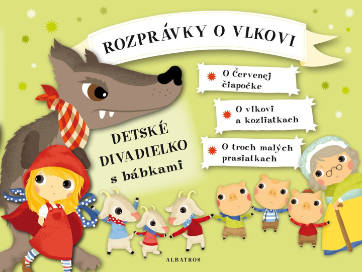 Kniha Rozprávky o vlkovi - Detské divadielko s bábkami Oldřich Růžička