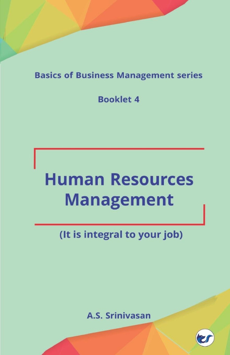 Knjiga Human Resources Management A.S.Srinivasan
