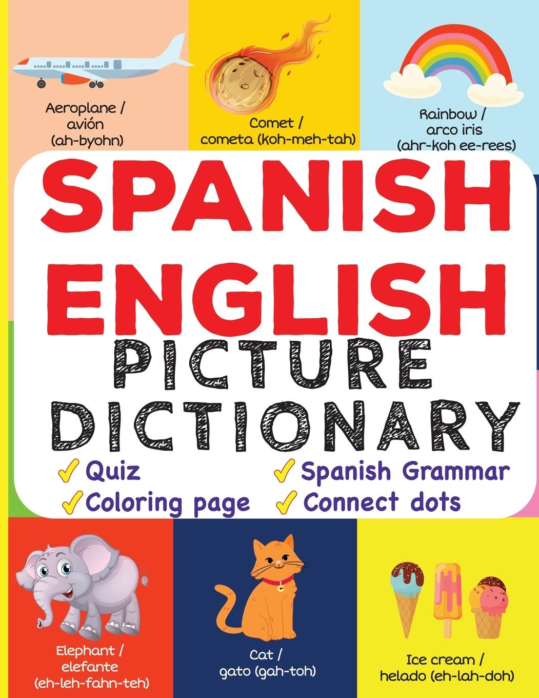 Carte Spanish English Picture Dictionary 