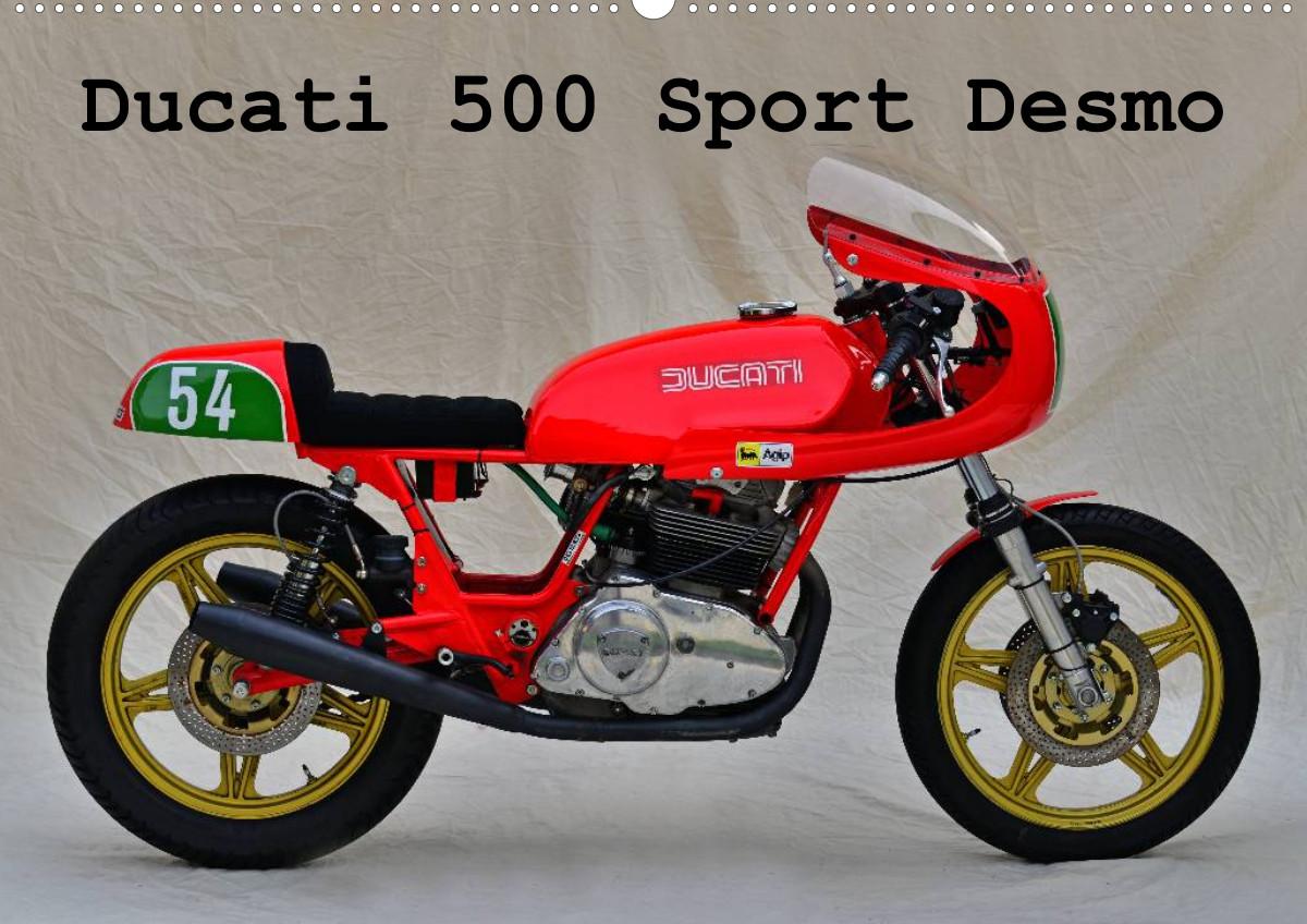 Naptár/Határidőnapló Ducati 500 Sport Desmo (Wandkalender 2024 DIN A2 quer) 