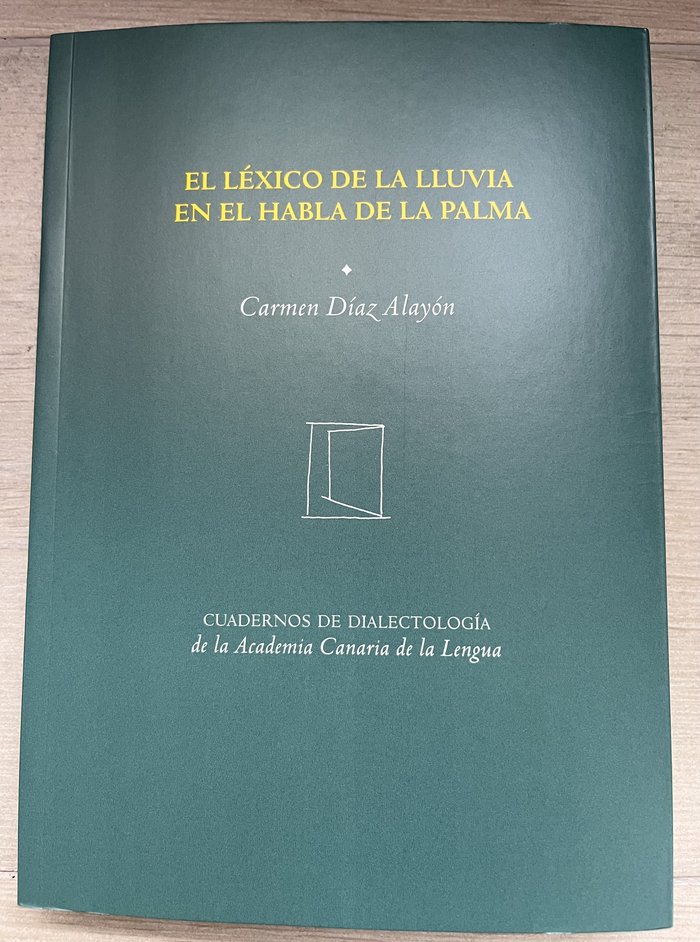 Könyv El léxico de la lluevia en el habla de La Palma Díaz Alayón