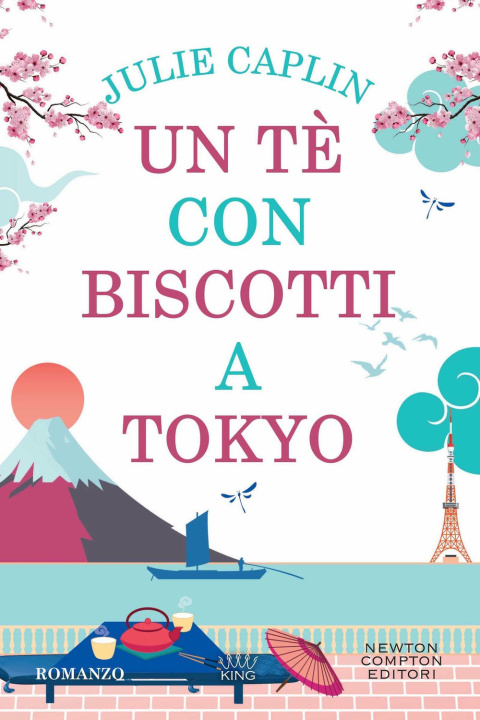 Książka té con biscotti a Tokyo Julie Caplin