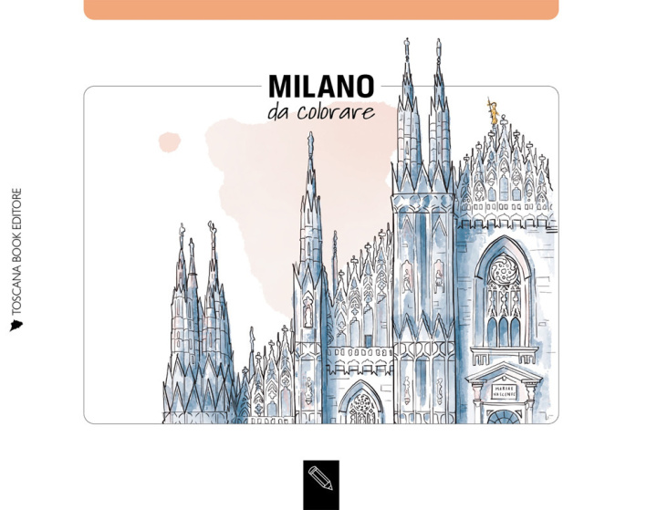 Carte Milano da colorare-Milano coloring book Angelica Bardi
