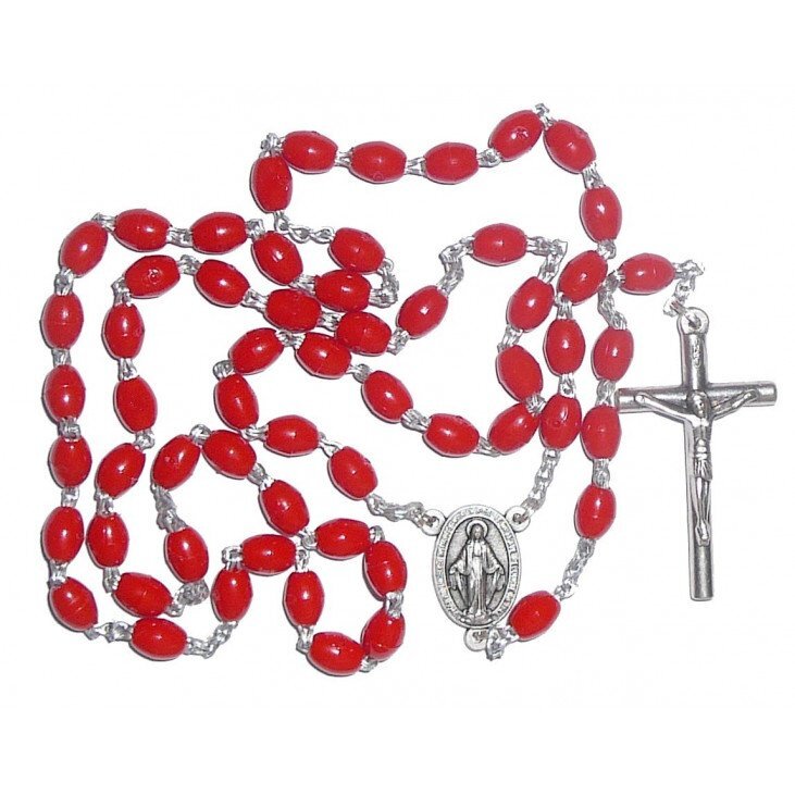 Knjiga Chapelet indécrochable perle rouge MEUNIER
