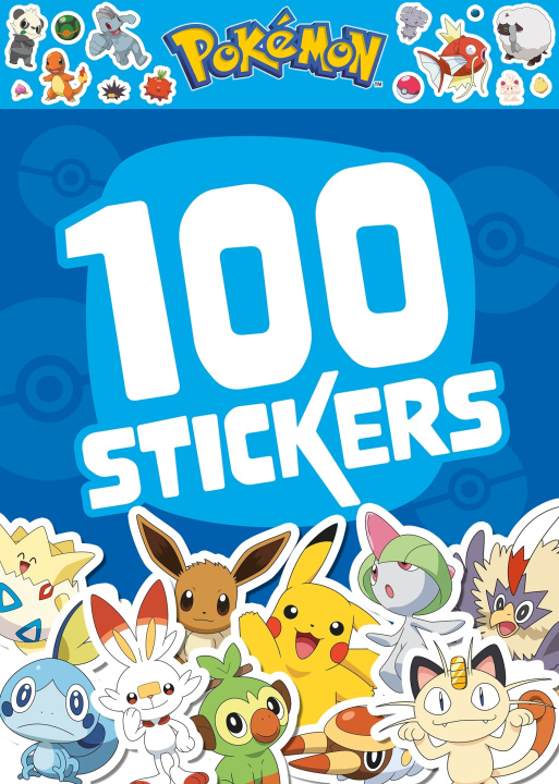 Kniha Pokémon - 100 stickers NEW 