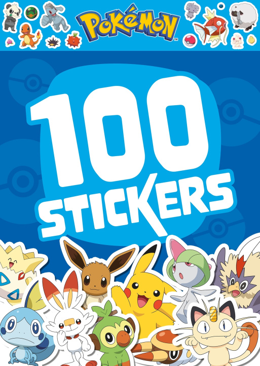 Książka Pokémon - 100 stickers NEW 