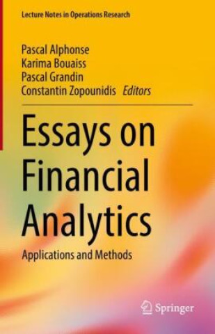 Kniha Essays on Financial Analytics Pascal Alphonse