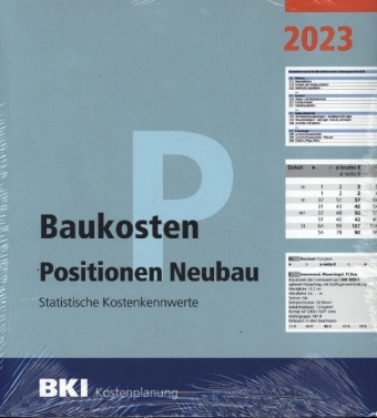 Kniha BKI Baukosten Gebäude + Positionen + Bauelemente Neubau 2023 - Kombi Teil 1-3 BKI Baukosteninformationszentrum