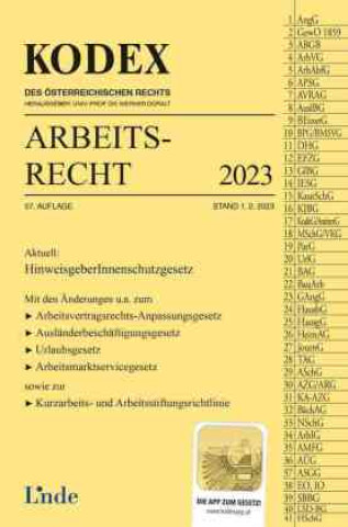 Kniha KODEX Arbeitsrecht 2023 Edda Stech