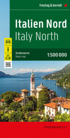 Tlačovina Italien Nord, Straßenkarte 1:500.000, freytag & berndt freytag & berndt