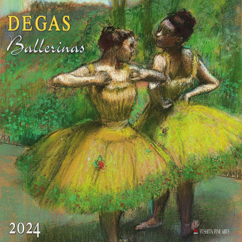 Naptár/Határidőnapló Edgar Degas - Ballerinas 2024 
