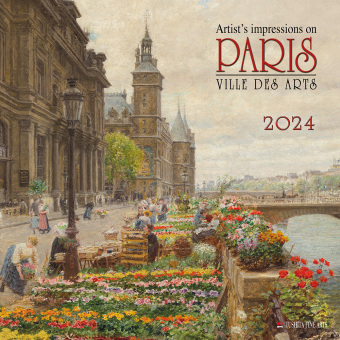 Naptár/Határidőnapló Paris - Ville des Arts 2024 