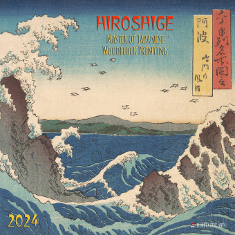 Naptár/Határidőnapló Hiroshige - Japanese Woodblock Printing 2024 