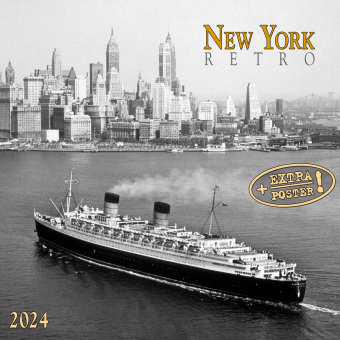 Календар/тефтер New York Retro 2024 