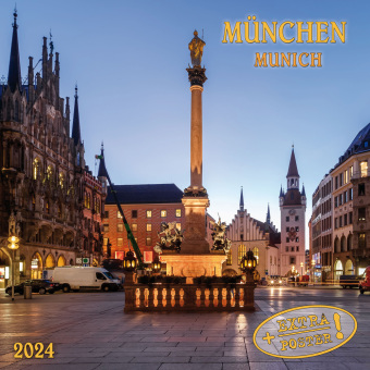 Naptár/Határidőnapló Munich/München 2024 