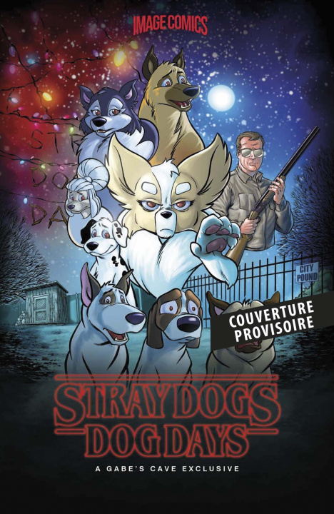 Książka Stray Dogs - Couverture Stranger Things - COMPTE FERME 