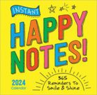 Naptár/Határidőnapló 2024 Instant Happy Notes Boxed Calendar Sourcebooks