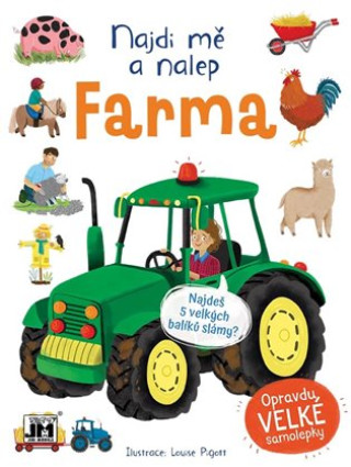 Kniha Najdi mě a nalep Farma 