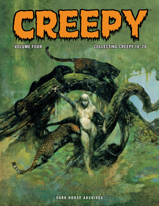 Kniha Creepy Archives Volume 4 Frank Frazetta