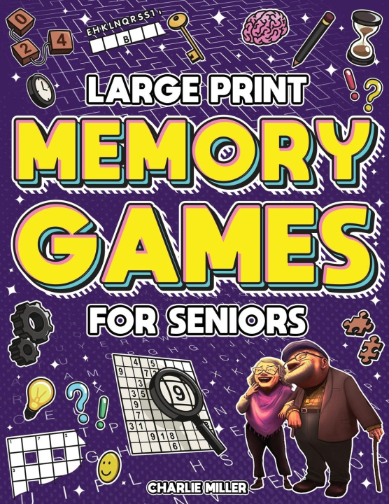 Book Memory Games for Seniors (Large Print) 