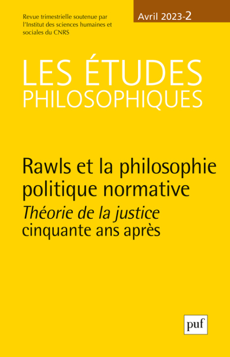 Knjiga Etudes philosophiques 2023, n.2 