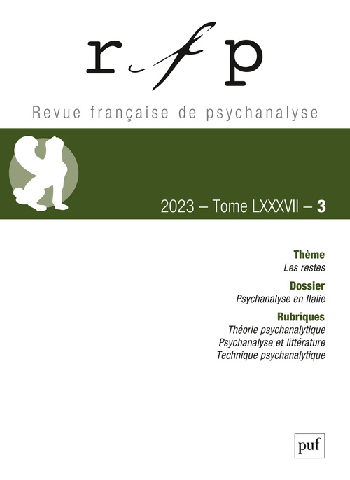 Knjiga Rfp 2023, t. 87, n.3 