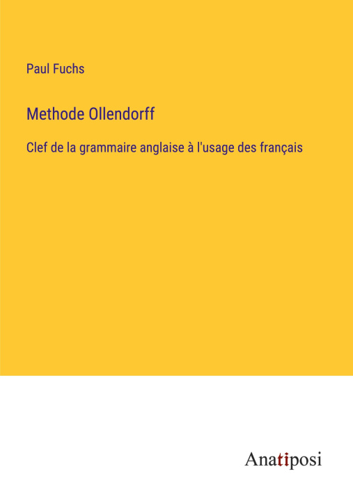 Knjiga Methode Ollendorff Paul Fuchs