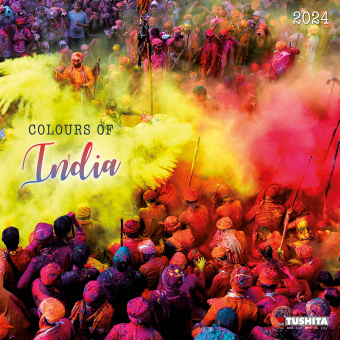 Kalendár/Diár Colors of India 2024 