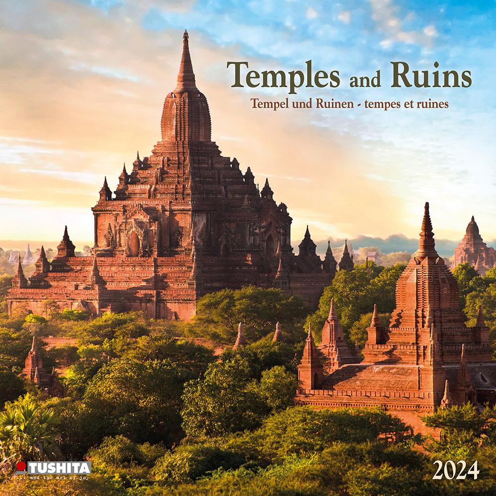 Naptár/Határidőnapló Temples and Ruins 2024 