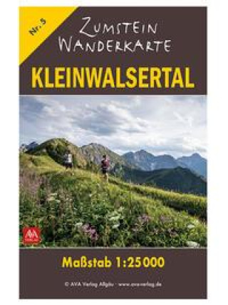 Tiskanica Zumstein Wanderkarte Kleinwalsertal 