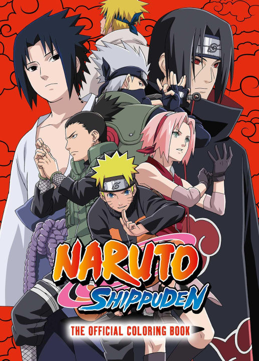 Книга Naruto Shippuden: The Official Coloring Book 