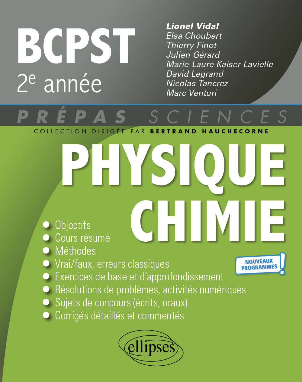 Könyv Physique-Chimie BCPST 2e année - Programme 2022 Vidal