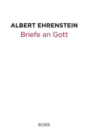 Knjiga Briefe an Gott Albert Ehrenstein