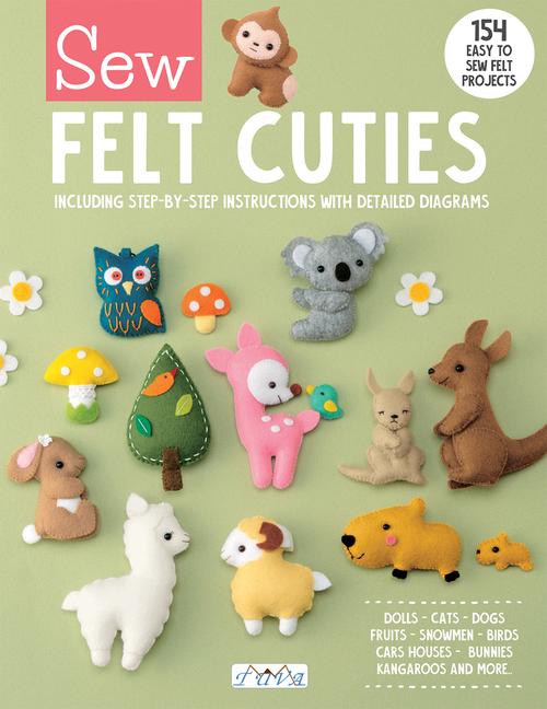 Book Sewn Felt Cuties 