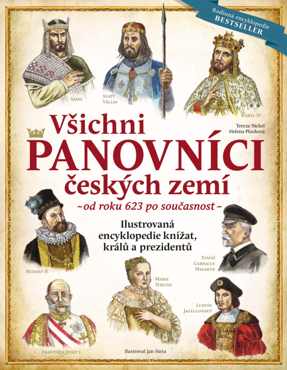 Kniha Všichni panovníci českých zemí – nové vydání r. 2023 Tereza Nickel