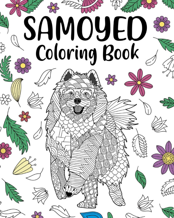 Книга Samoyed Coloring Book 