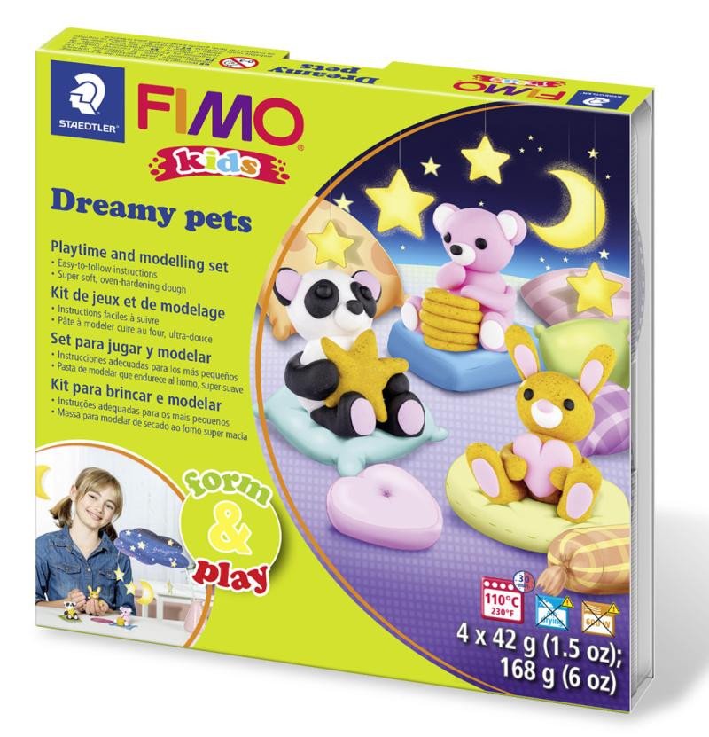 Book FIMO sada kids Form & Play - Zasnění pejsci 