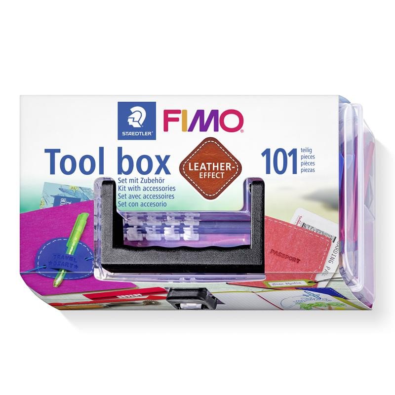 Könyv FIMO sada a toolbox - Leather efekt 