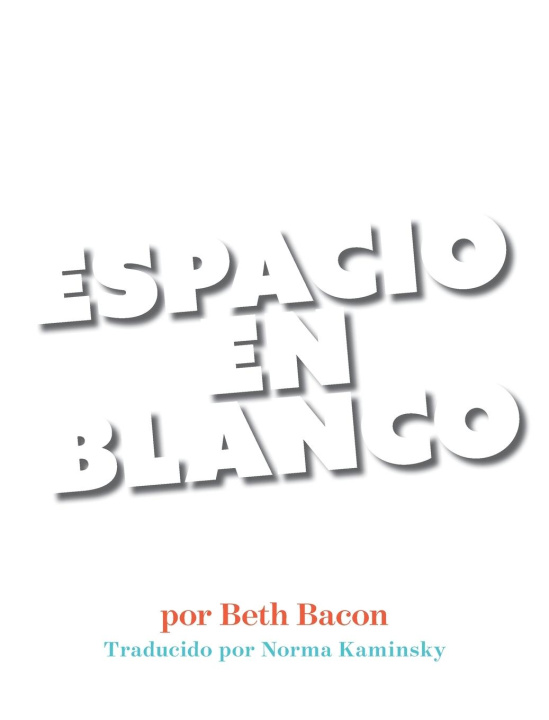 Book Espacio En Blanco Beth Bacon