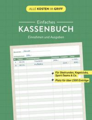 Kniha Einfaches Kassenbuch | Einnahmen und Ausgaben 